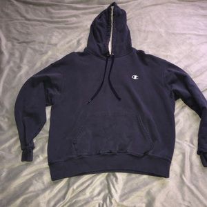 Navy Blue Champion Hoodie